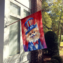 Load image into Gallery viewer, Pomeranian Patriotic American House Flag