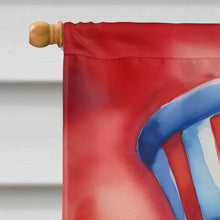 Load image into Gallery viewer, Pomeranian Patriotic American House Flag