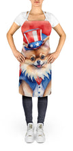 Load image into Gallery viewer, Pomeranian Patriotic American Apron – Artist-Designed Kitchen, BBQ &amp; Craft Apron