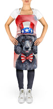 Load image into Gallery viewer, Black Poodle Patriotic American Apron – Artist-Designed Kitchen, BBQ &amp; Craft Apron