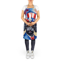 Load image into Gallery viewer, Black Poodle Patriotic American Apron – Artist-Designed Kitchen, BBQ &amp; Craft Apron