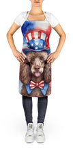 Load image into Gallery viewer, Poodle Patriotic American Apron – Artist-Designed Kitchen, BBQ &amp; Craft Apron