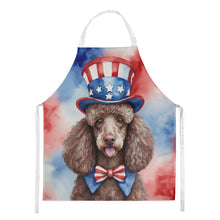 Load image into Gallery viewer, Poodle Patriotic American Apron – Artist-Designed Kitchen, BBQ &amp; Craft Apron