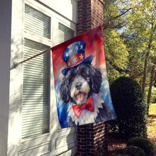 Load image into Gallery viewer, Portuguese Water Dog Patriotic American House Flag