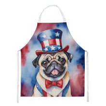 Load image into Gallery viewer, Pug Patriotic American Apron – Artist-Designed Kitchen, BBQ &amp; Craft Apron