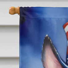 Load image into Gallery viewer, Rat Terrier Patriotic American House Flag