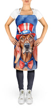 Load image into Gallery viewer, Redbone Coonhound Patriotic American Apron – Artist-Designed Kitchen, BBQ &amp; Craft Apron