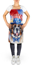 Load image into Gallery viewer, Saint Bernard Patriotic American Apron – Artist-Designed Kitchen, BBQ &amp; Craft Apron
