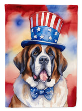 Load image into Gallery viewer, Saint Bernard Patriotic American House Flag