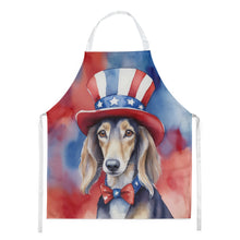 Load image into Gallery viewer, Saluki Patriotic American Apron – Artist-Designed Kitchen, BBQ &amp; Craft Apron