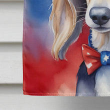 Load image into Gallery viewer, Saluki Patriotic American House Flag