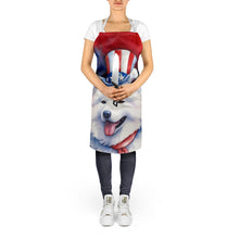 Load image into Gallery viewer, Samoyed Patriotic American Apron – Artist-Designed Kitchen, BBQ &amp; Craft Apron