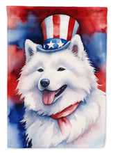 Load image into Gallery viewer, Samoyed Patriotic American House Flag