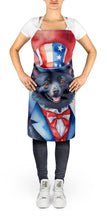 Load image into Gallery viewer, Schipperke Patriotic American Apron – Artist-Designed Kitchen, BBQ &amp; Craft Apron
