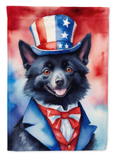 Load image into Gallery viewer, Schipperke Patriotic American House Flag