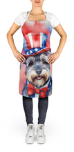 Load image into Gallery viewer, Schnauzer Patriotic American Apron – Artist-Designed Kitchen, BBQ &amp; Craft Apron