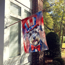 Load image into Gallery viewer, Schnauzer Patriotic American House Flag