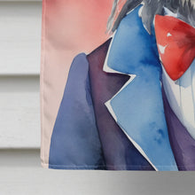 Load image into Gallery viewer, Scottish Deerhound Patriotic American House Flag