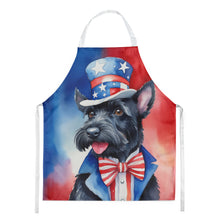 Load image into Gallery viewer, Scottish Terrier Patriotic American Apron – Artist-Designed Kitchen, BBQ &amp; Craft Apron