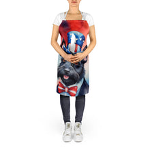 Load image into Gallery viewer, Scottish Terrier Patriotic American Apron – Artist-Designed Kitchen, BBQ &amp; Craft Apron