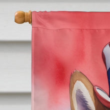 Load image into Gallery viewer, Shiba Inu Patriotic American House Flag