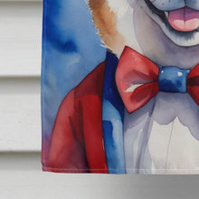 Load image into Gallery viewer, Shiba Inu Patriotic American House Flag