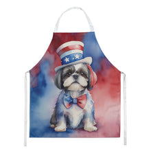 Load image into Gallery viewer, Shih Tzu Patriotic American Apron – Artist-Designed Kitchen, BBQ &amp; Craft Apron
