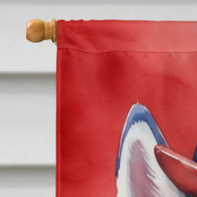 Load image into Gallery viewer, Siberian Husky Patriotic American House Flag