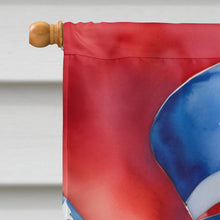 Load image into Gallery viewer, Sussex Spaniel Patriotic American House Flag