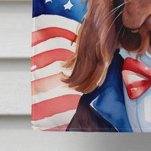 Load image into Gallery viewer, Sussex Spaniel Patriotic American House Flag