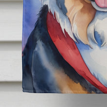 Load image into Gallery viewer, Tibetan Mastiff Patriotic American House Flag