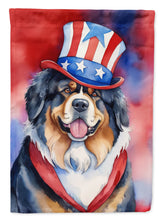Load image into Gallery viewer, Tibetan Mastiff Patriotic American House Flag