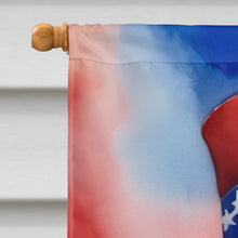 Load image into Gallery viewer, Tibetan Spaniel Patriotic American House Flag
