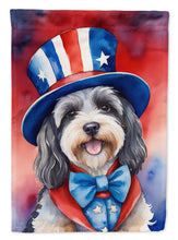 Load image into Gallery viewer, Tibetan Terrier Patriotic American House Flag