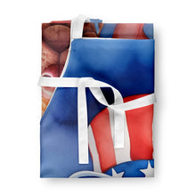 Load image into Gallery viewer, Vizsla Patriotic American Apron – Artist-Designed Kitchen, BBQ &amp; Craft Apron