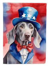 Load image into Gallery viewer, Weimaraner Patriotic American House Flag
