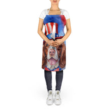 Load image into Gallery viewer, Welsh Springer Spaniel Patriotic American Apron – Artist-Designed Kitchen, BBQ &amp; Craft Apron