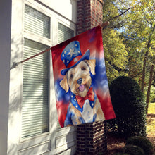 Load image into Gallery viewer, Wheaten Terrier Patriotic American House Flag