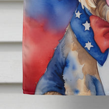 Load image into Gallery viewer, Wheaten Terrier Patriotic American House Flag