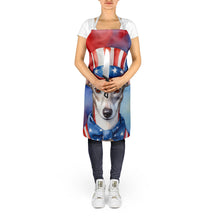 Load image into Gallery viewer, Whippet Patriotic American Apron – Artist-Designed Kitchen, BBQ &amp; Craft Apron