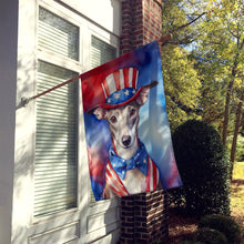 Load image into Gallery viewer, Whippet Patriotic American House Flag