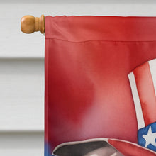 Load image into Gallery viewer, Whippet Patriotic American House Flag