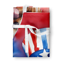 Load image into Gallery viewer, Yorkshire Terrier Patriotic American Apron – Artist-Designed Kitchen, BBQ &amp; Craft Apron