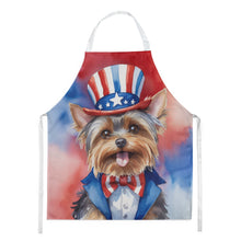 Load image into Gallery viewer, Yorkshire Terrier Patriotic American Apron – Artist-Designed Kitchen, BBQ &amp; Craft Apron