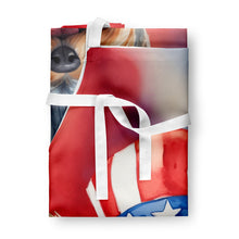 Load image into Gallery viewer, Yorkshire Terrier Patriotic American Apron – Artist-Designed Kitchen, BBQ &amp; Craft Apron
