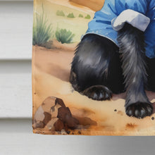 Load image into Gallery viewer, Affenpinscher Cowboy Welcome House Flag