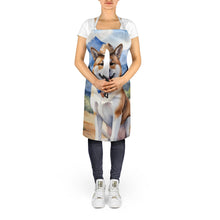Load image into Gallery viewer, Akita Cowboy Welcome Apron – Artist-Designed Kitchen, BBQ &amp; Craft Apron
