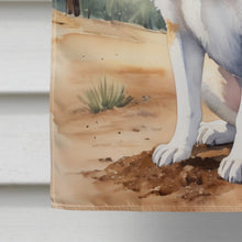Load image into Gallery viewer, Akita Cowboy Welcome House Flag