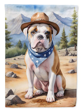Load image into Gallery viewer, American Bulldog Cowboy Welcome House Flag