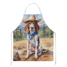 Load image into Gallery viewer, American English Coonhound Cowboy Welcome Apron – Artist-Designed Kitchen, BBQ &amp; Craft Apron